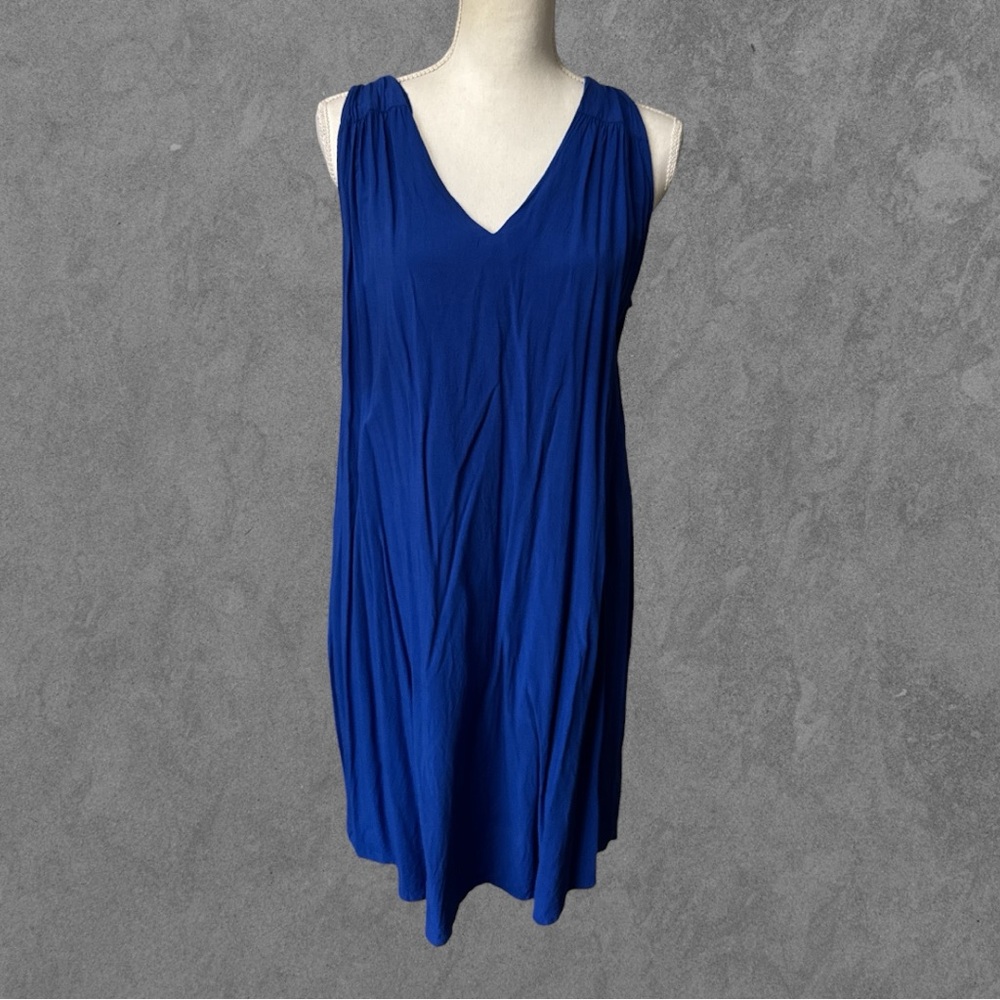 OLD NAVY | Royal Blue Sleeveless V-Neck Tunic Tank Top Size XL